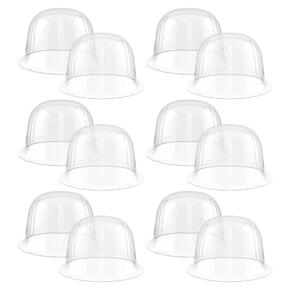 12 Adet Şapka Destek Aparatı Ş - Plastic Dome Clear incelemesi ve fiyatı