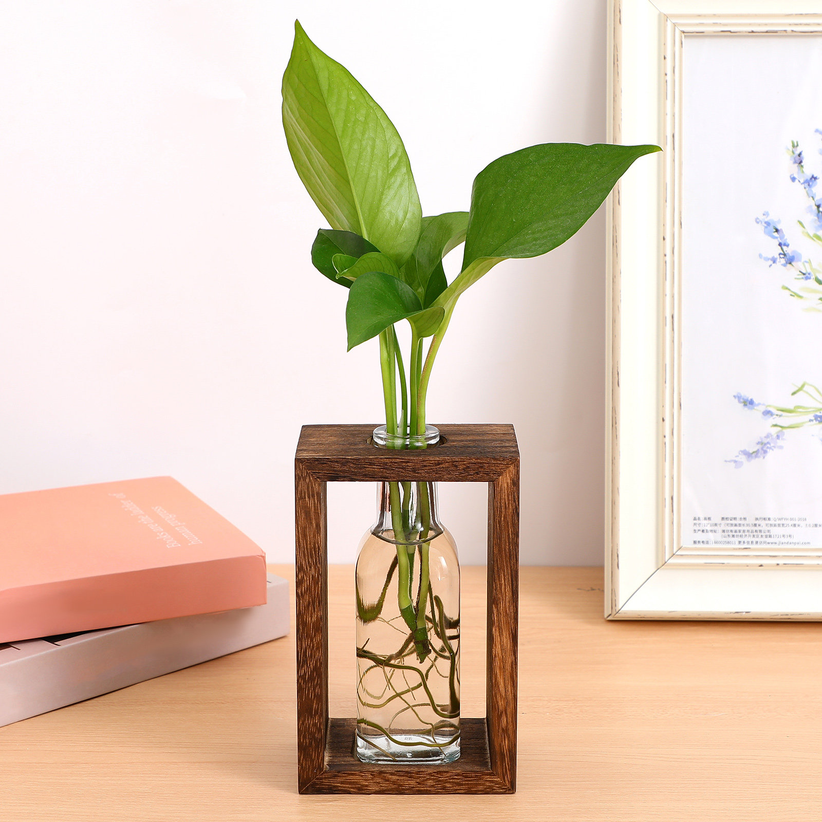 1 Set Ahşap Hidroponik Bitki Y - Propagation Station Vase incelemesi ve fiyatı