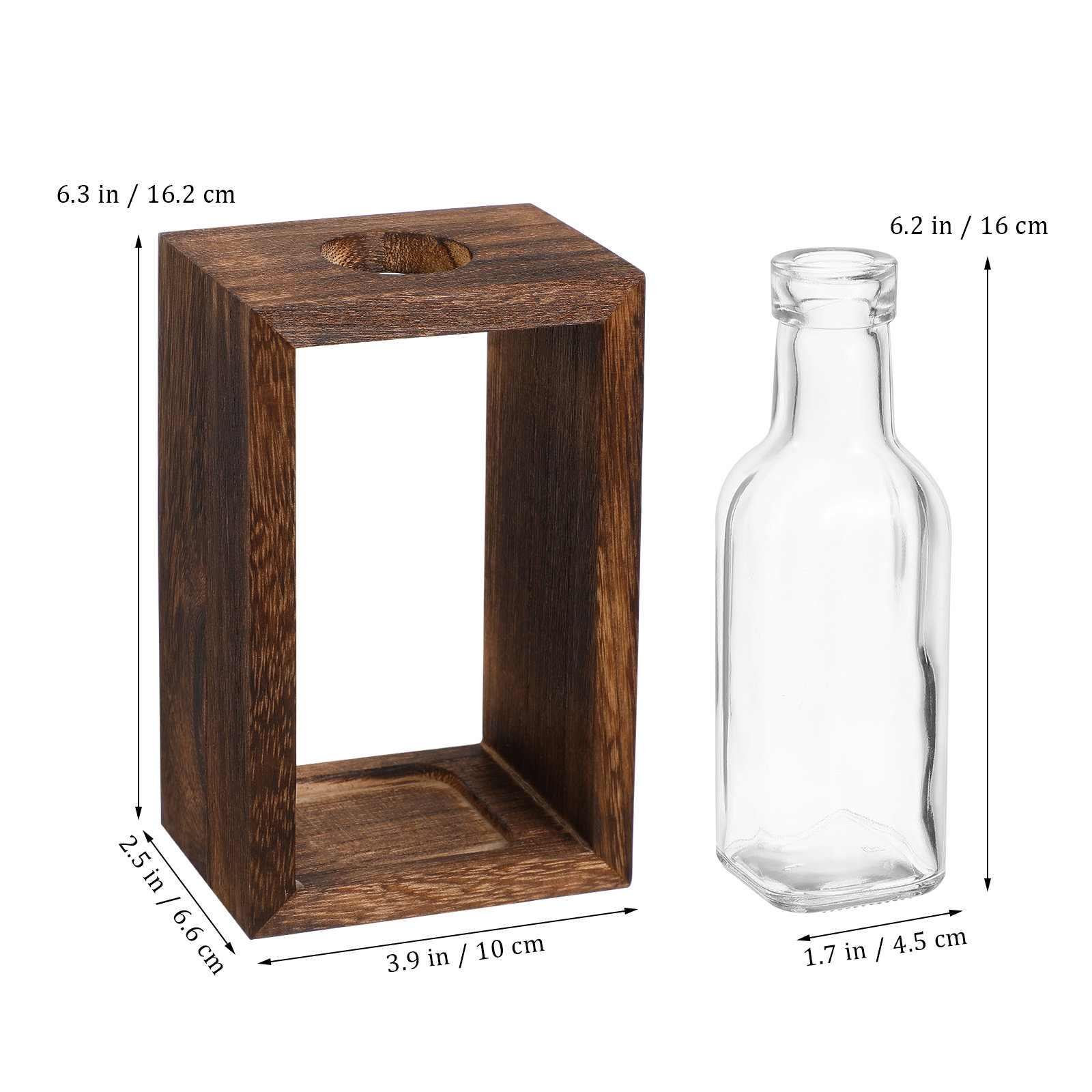 1 Set Ahşap Hidroponik Bitki Y - Propagation Station Vase incelemesi ve fiyatı