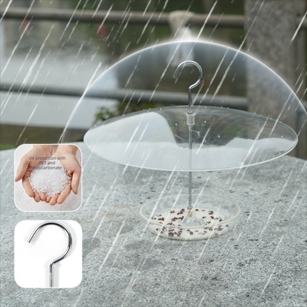 Şeffaf Kubbeli Kuş Yemliği Yağ - Plastic Dome Clear incelemesi ve fiyatı