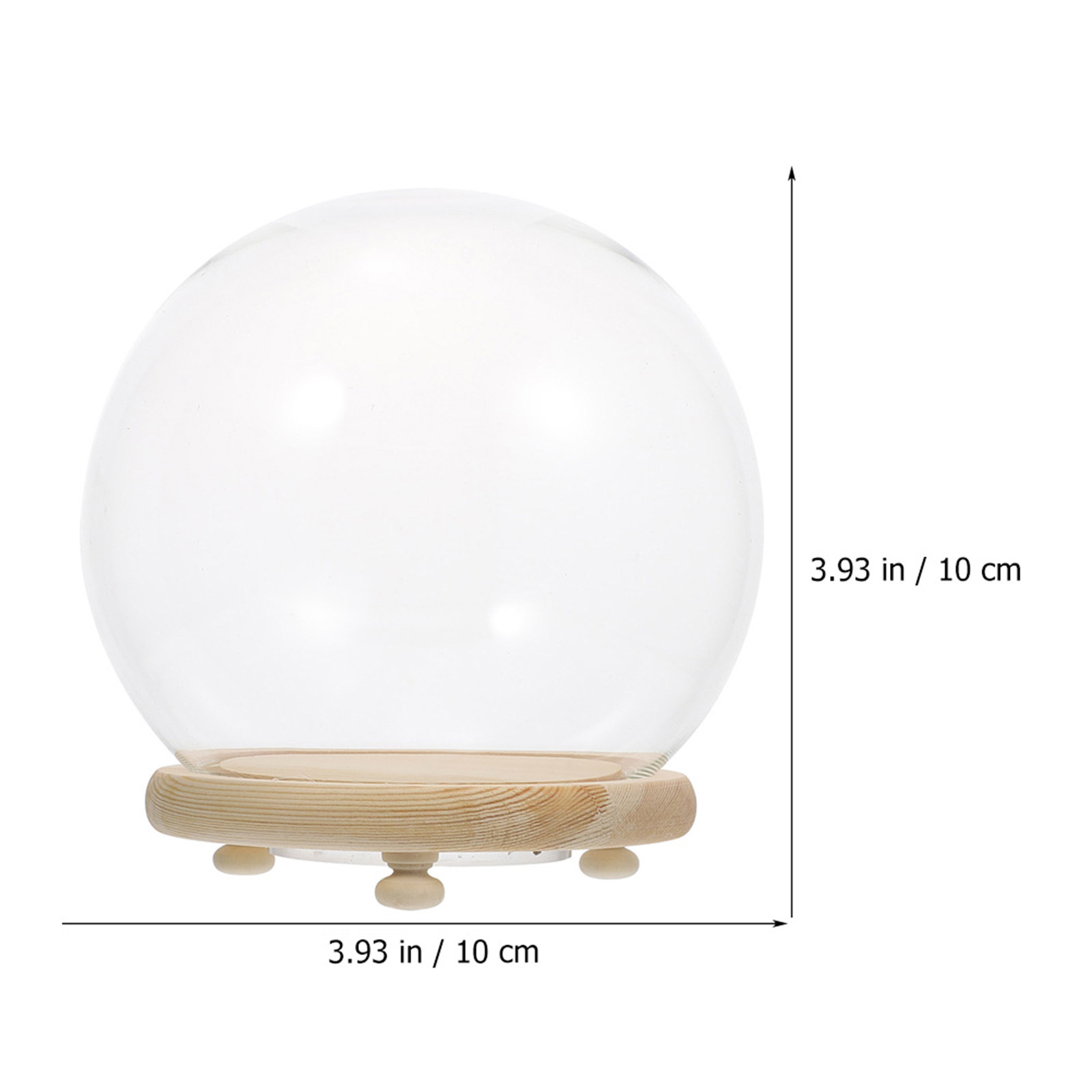 Ahşap Tabanlı Cam Kapak, Kurut - Plastic Dome Clear incelemesi ve fiyatı