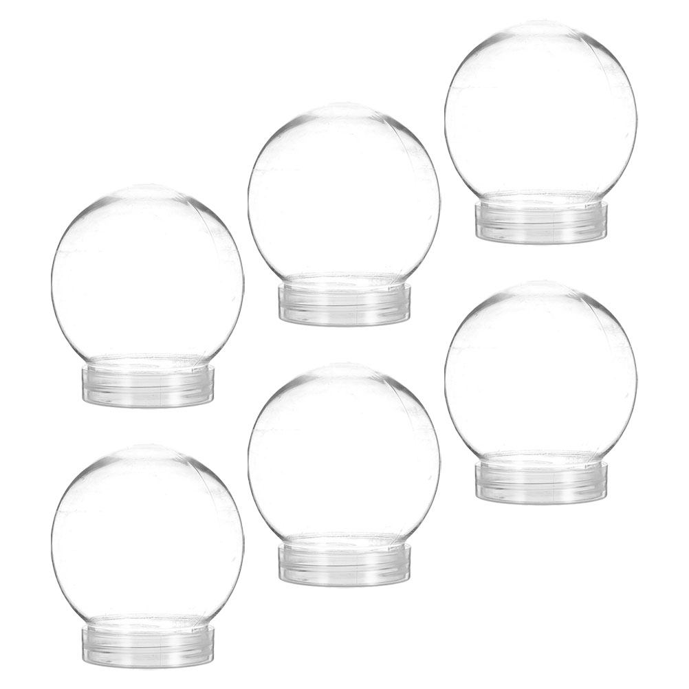 6 Adet Kar Küresi Şeklinde Şef - Plastic Dome Clear incelemesi ve fiyatı
